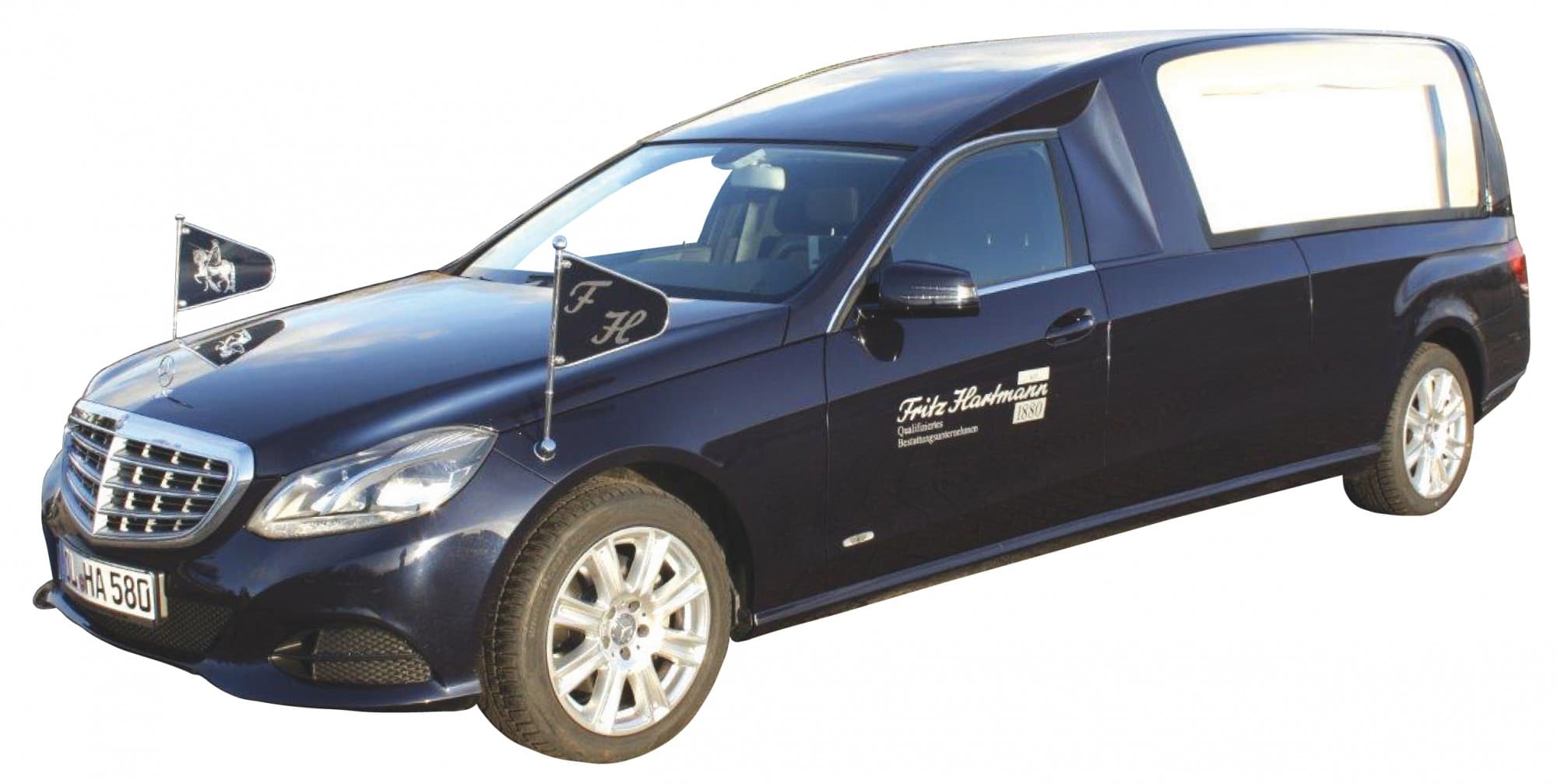 Der neue Bestattungskraftwagen.